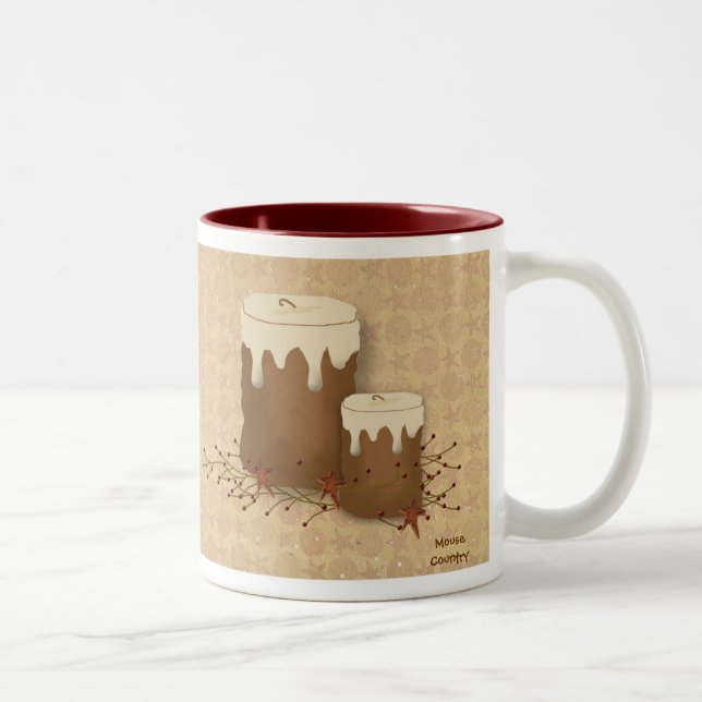 Primitive Kerzen Tasse (Rechts)