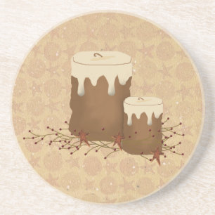 Primitive Kerzen Untersetzer