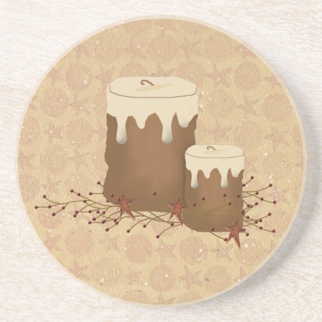 Primitive Kerzen Untersetzer (Vorne)