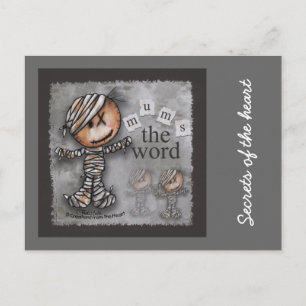 Primitive Mummy-Mums - das Wort Postkarte