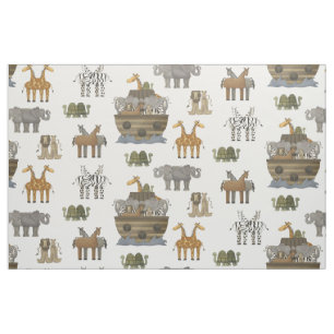 Primitive Noahs Ark Animals Stoff
