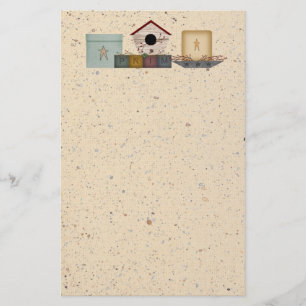 Primitive Sammelspeicher Briefpapier