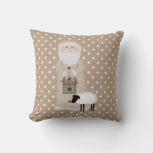 Primitive Santa Pillow Kissen