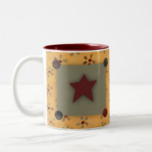 Primitive Star-Tasse Zweifarbige Tasse