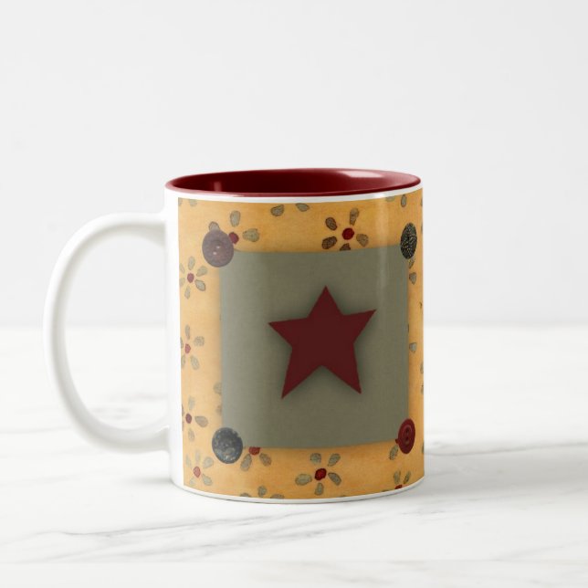 Primitive Star-Tasse Zweifarbige Tasse (Links)