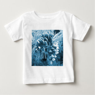 Primitive Weihnachtskiefer Eis Blaupinecon Baby T-shirt