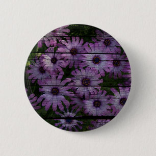 Primitive Western Country Barn Board lila Déission Button