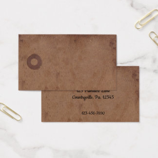 Primitiver Kaffee verklebt Hang Tag