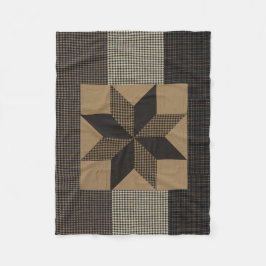 "Primitiver Stil" Fleece Blanket