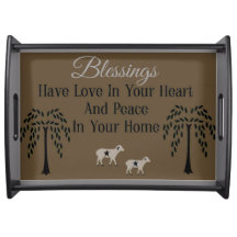 Primitiver Stil" SERVIERTABLETT