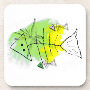 Primitiver Untersetzer von Fischkork