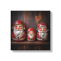 Primitiver Volks kunst Weihnachtsmann Landhausstil