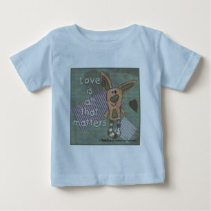 Primitives Häschen Baby T-shirt