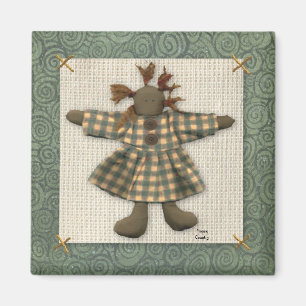 Primitives Puppenmagnet Magnet