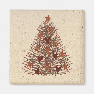 Primitives Weihnachtsbaummagnet Magnet
