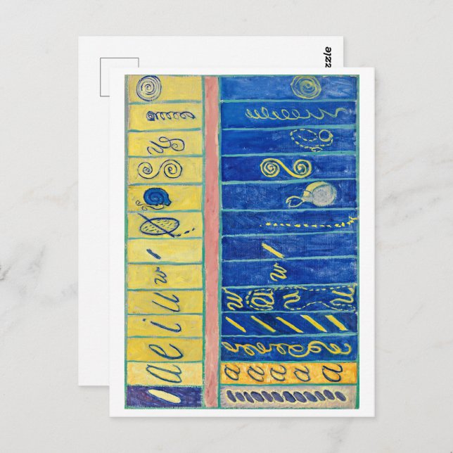 Primordial Chaos 13 | Hilma af Klint | Postkarte (Vorne/Hinten)