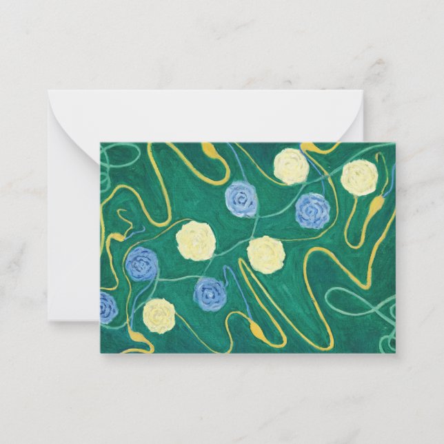 Primordial Chaos, Gruppe 1, Nr. 14 von Hilma af Kl Mitteilungskarte (Vorderseite)