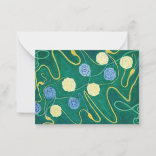 Primordial Chaos, Gruppe 1, Nr. 14 von Hilma af Kl Mitteilungskarte