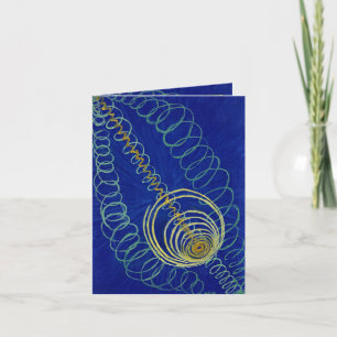Primordial Chaos von Hilma af Klint Dankeskarte