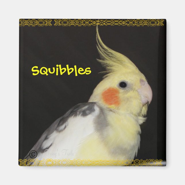 Primrose Cockatiel Magnet (Vorne)