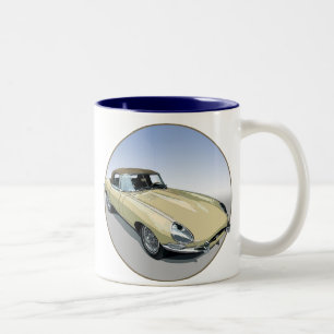 Primrose E Type Roadster Zweifarbige Tasse