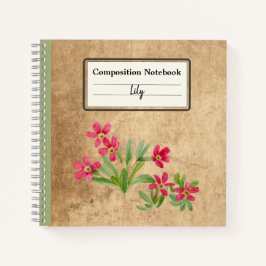Primrose Personalisierte Zusammensetzung Notizbuch