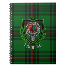 Primrose-Schottischer-Clan-Tartan & Wappen
