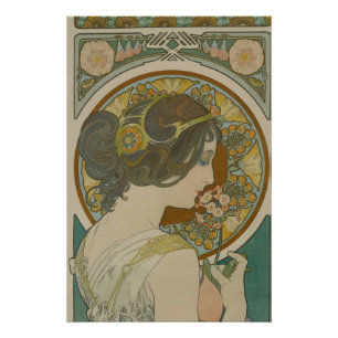 Primrose von Alphonse Mucha Poster