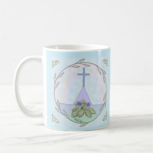 Primroses Christliche Cross Tasse