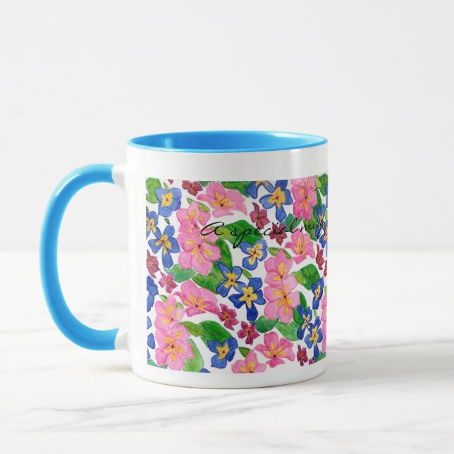 Primroses Mutter-Tag-Tasse Tasse (Links)