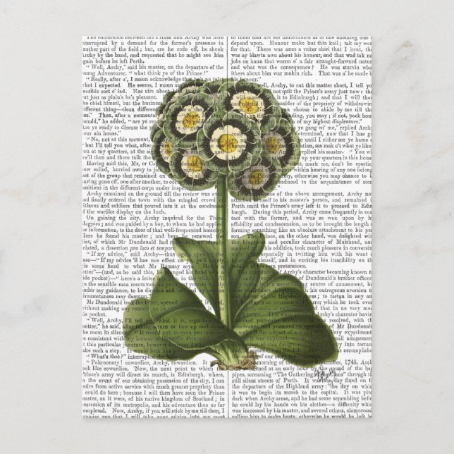 Primula Auricula Blau Postkarte (Vorderseite)