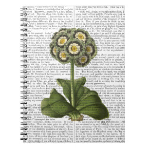 Primula-Aurikel-Blau Notizblock