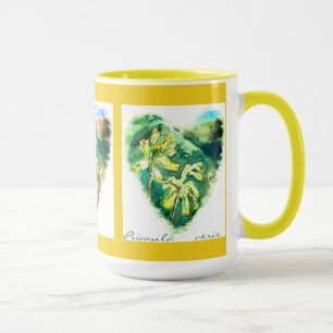 Primula veris Green Heart Cowslip Tasse
