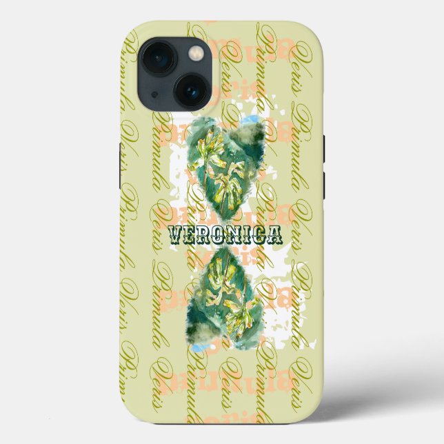 Primula Veris Sand Timer Herzname Case-Mate iPhone Hülle (Rückseite)