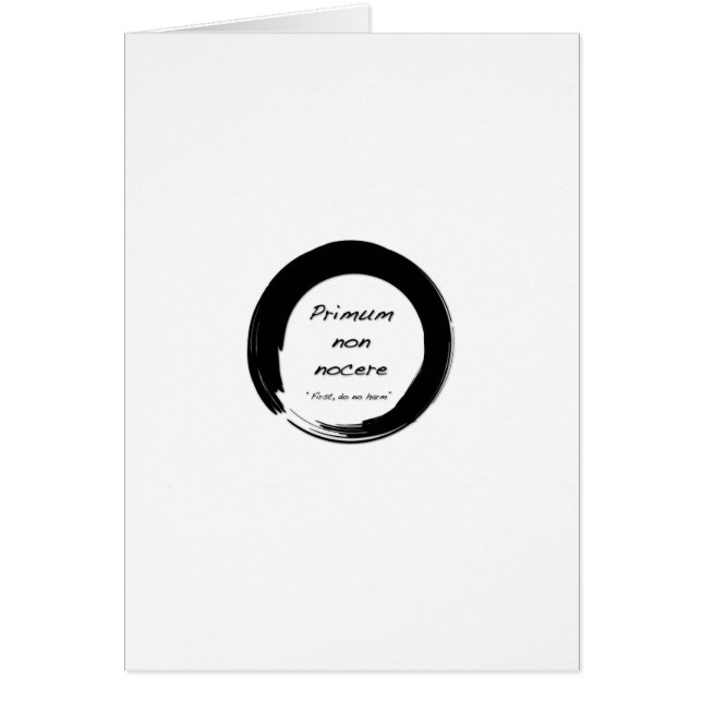 Primum non Nocere (Vorne)