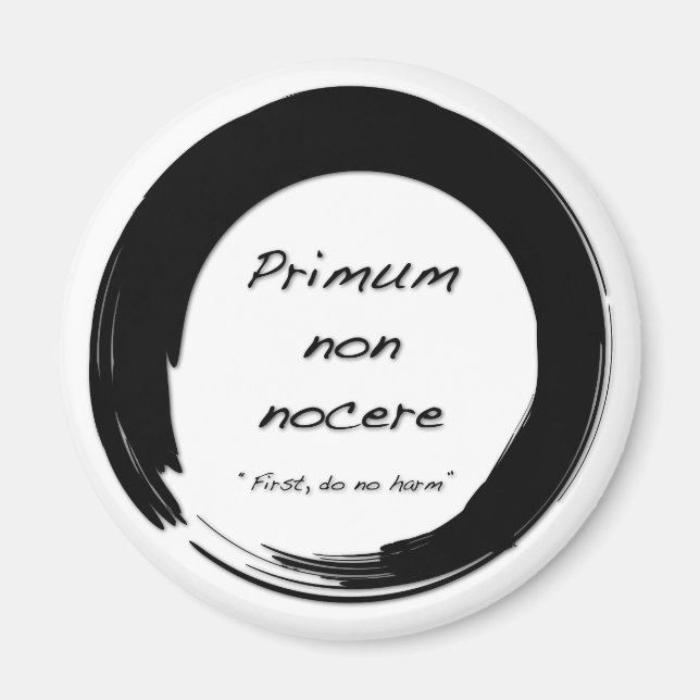 Primum non Nocere Magnet (Vorne)