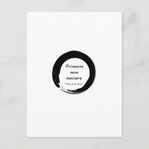 Primum non Nocere Postkarte