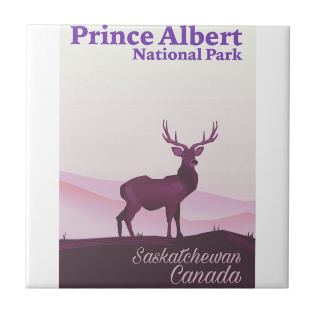Prince Albert National Park, Saskatchewan, Kanada Fliese (Vorderseite)