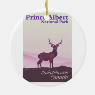 Prince Albert National Park, Saskatchewan, Kanada Keramikornament