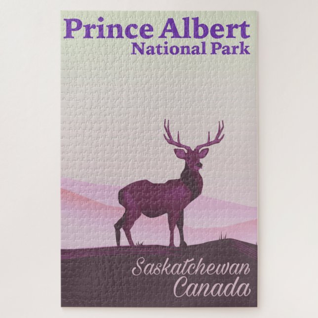 Prince Albert National Park, Saskatchewan, Kanada Puzzle (Vertikal)