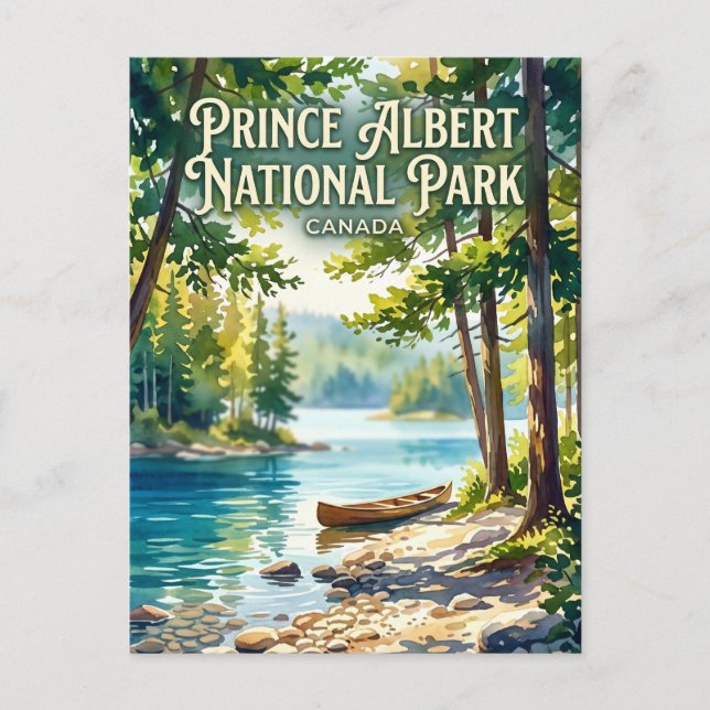 Prince Albert Nationalpark Kanada Postkarte (Vorderseite)