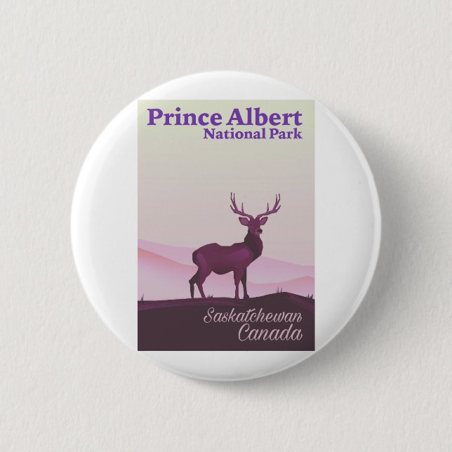 Prince-Albert-Nationalpark, Saskatchewan, Kanada Button (Vorderseite)