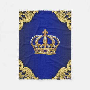 Prince Baby Boy Blanket Fleecedecke
