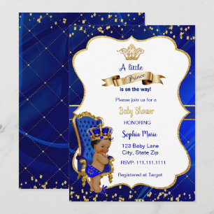 Prince Baby Shower Invitation Baby Boy Dusche Einladung