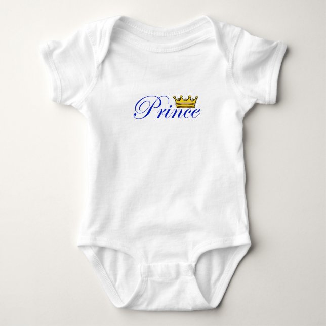 Prince Bodysuit Baby Strampler (Vorderseite)