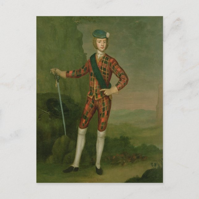 Prince Charles Edward Stuart Postkarte (Vorderseite)