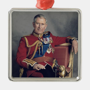 Prince Charles III 2018 Ornament Aus Metall