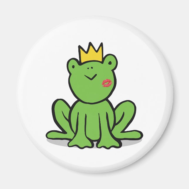 Prince Charming Frog Magnet (Vorne)
