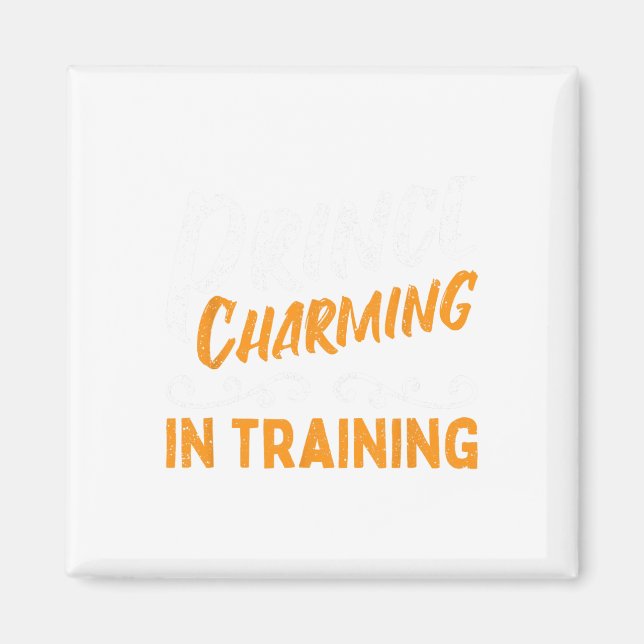 Prince Charming in der Ausbildung Märchen Magnet (Vorne)
