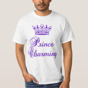 Prince Charming in Royal Lila für Baby oder Erwach T-Shirt